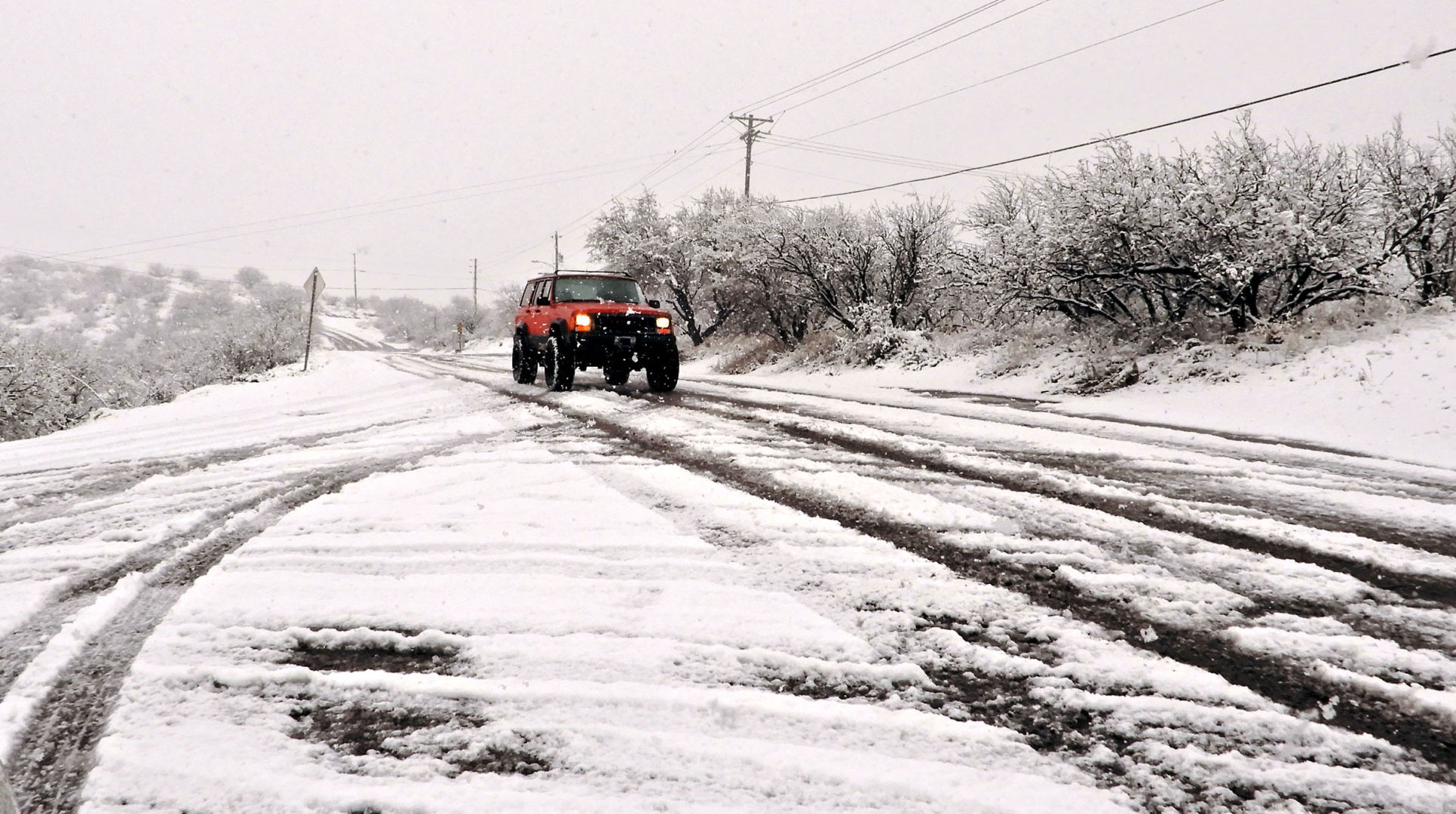 Snow in Santa Cruz County